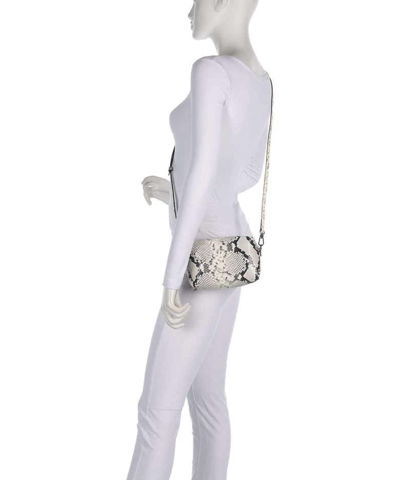 Abro Pitone Tex Crossbody bag beige