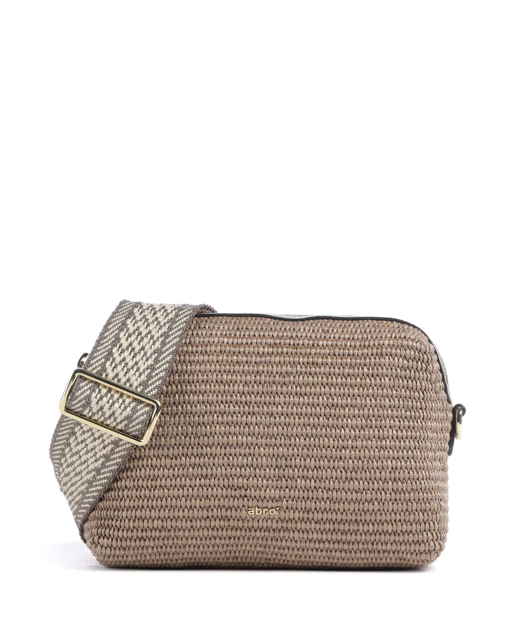 Abro Raffia Kaia Crossbody bag siena