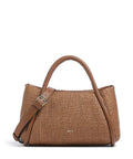 Abro Raffia Intreccio Willow Handbag caramel/cognac