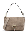 Abro Raffia Classica Temi Medium Shoulder bag siena