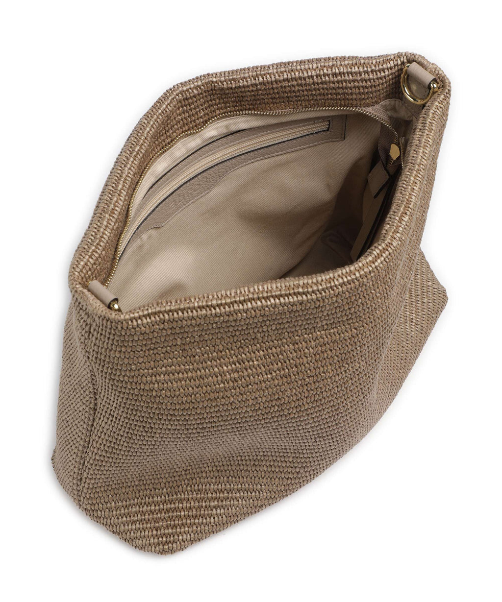 Abro Raffia Kaia Hobo bag siena