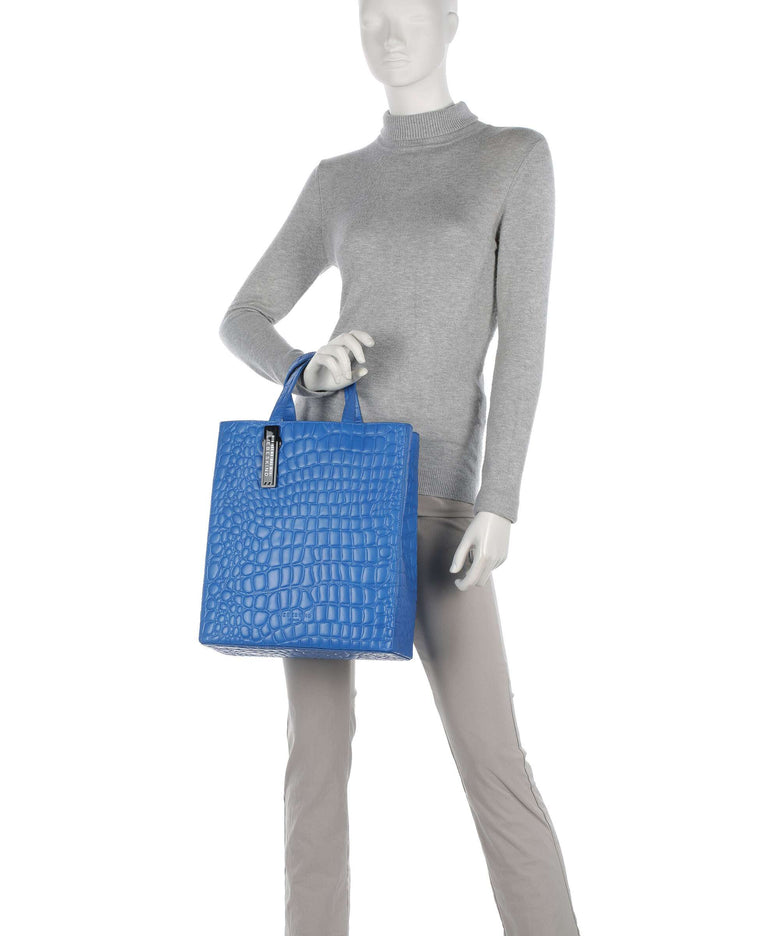 Liebeskind Paper Bag Waxy Croco M Handbag pool