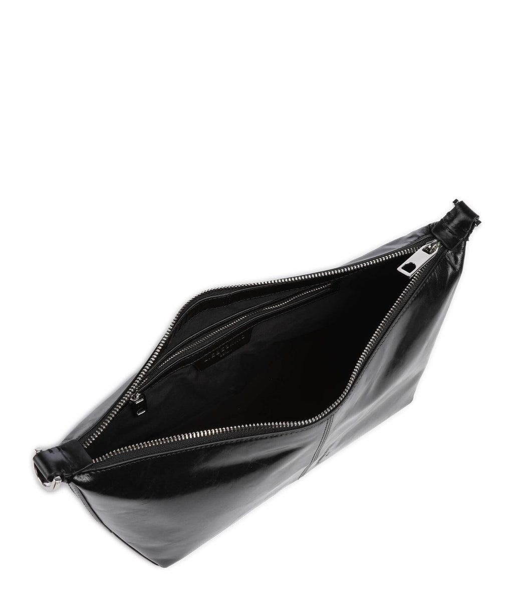 Liebeskind Paris 4 Paper Touch Crinkle S Hobo bag black