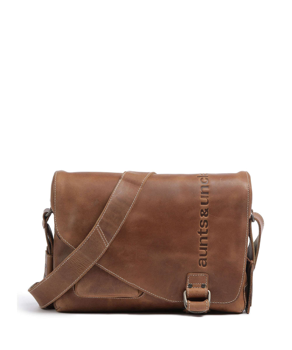 Aunts & Uncles Hunter Judd Messenger bag vintage tan