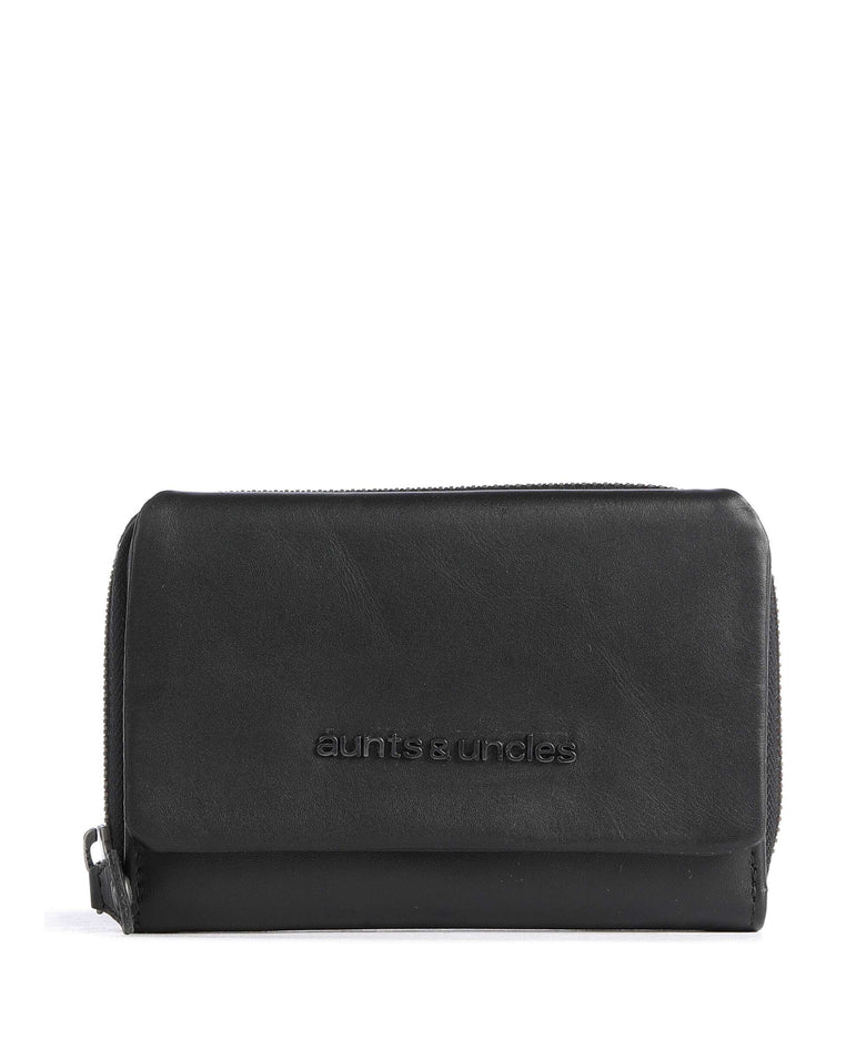 Aunts & Uncles Jamie's Orchard Dahlia Wallet jet black