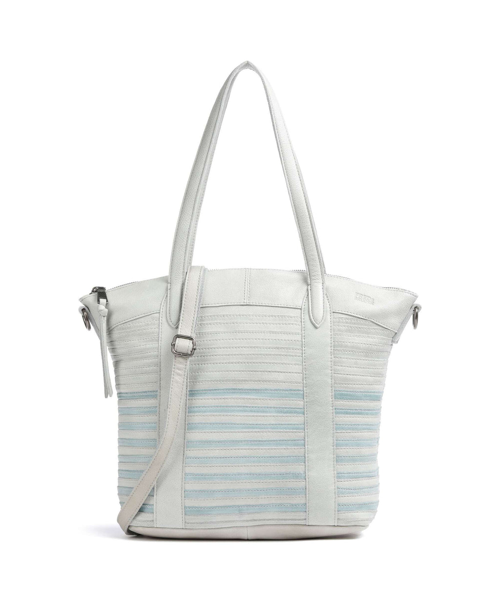 FredsBruder Good Mood Tote bag stone/blue