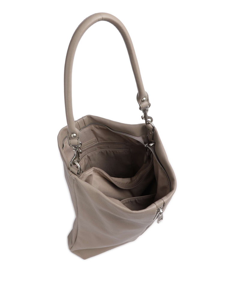 FredsBruder Feeling Good Zip Hobo bag warm grey