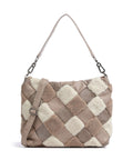 FredsBruder Check My Bag Hobo bag taupe teddy mix