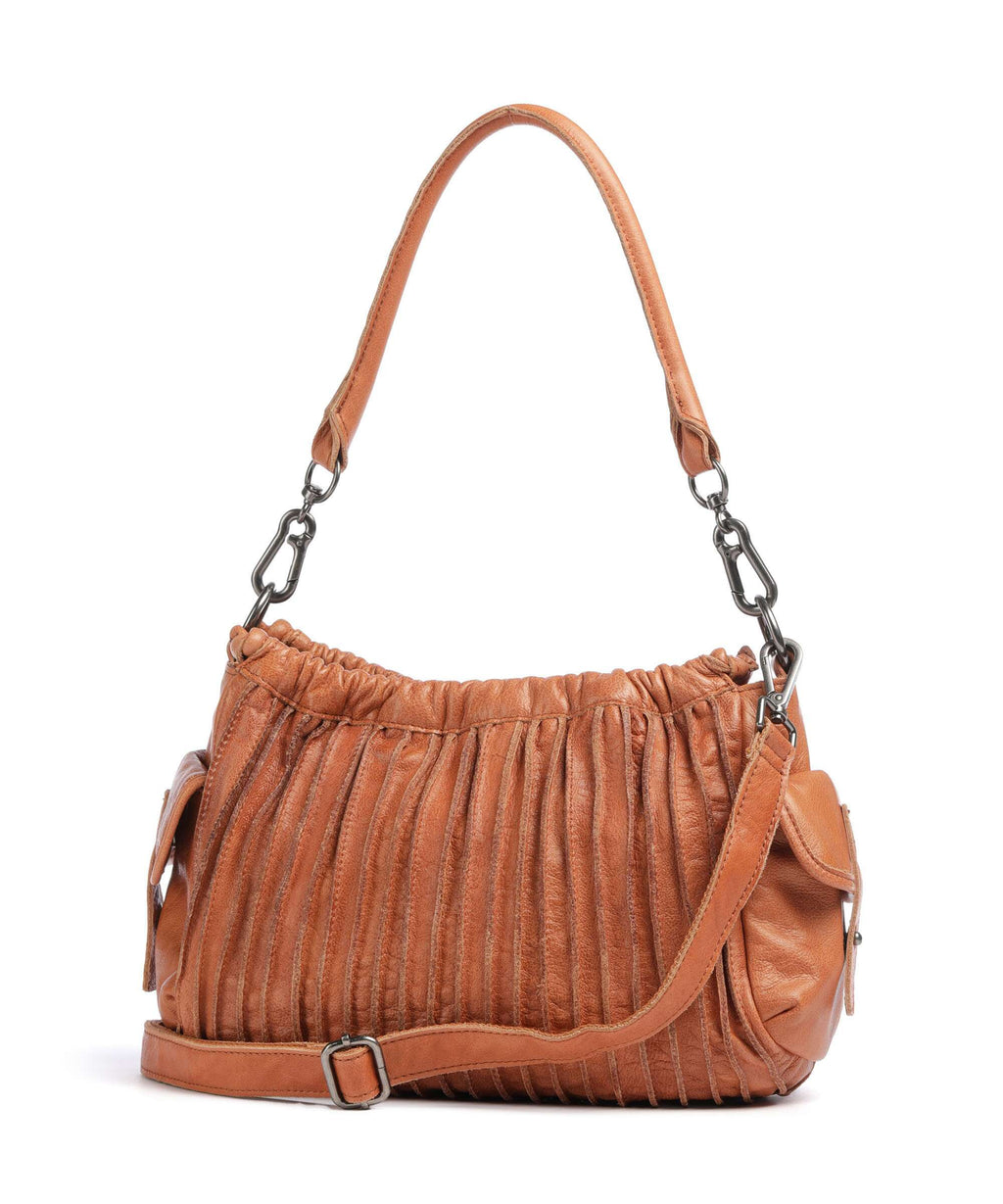 FredsBruder Say Hello Shoulder bag dark caramel