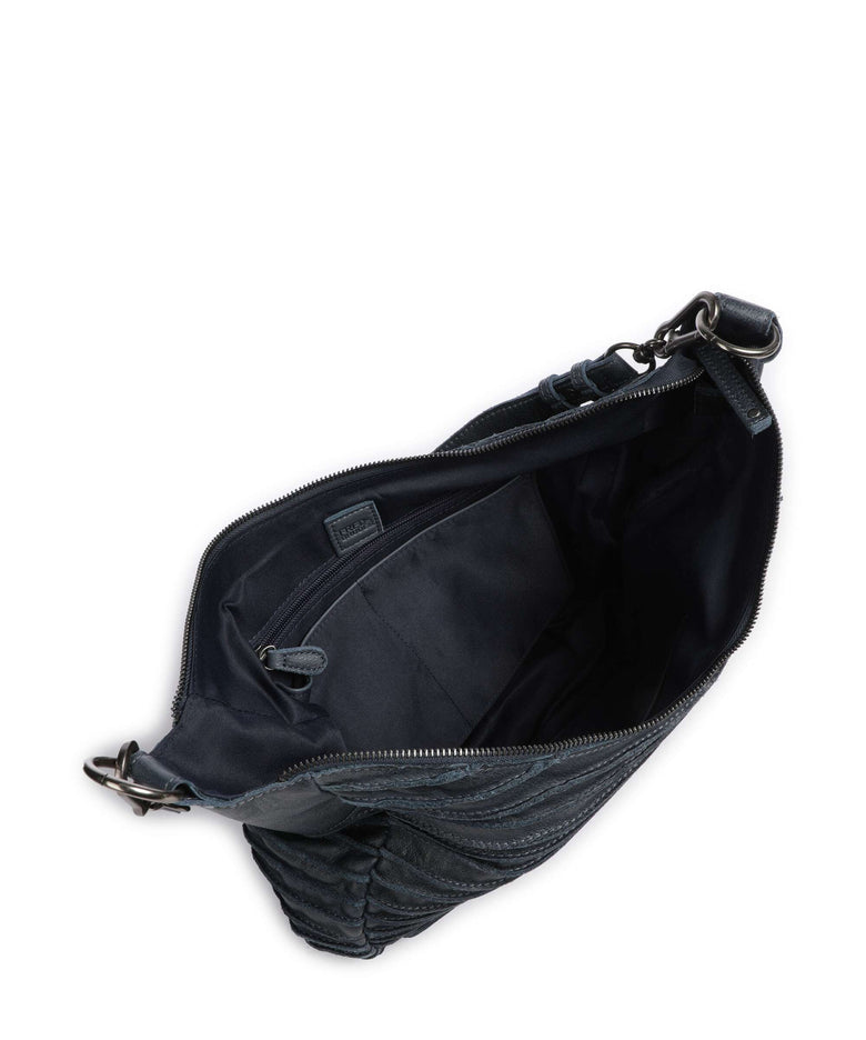 FredsBruder Riffel Flowow Hobo bag dusty blue