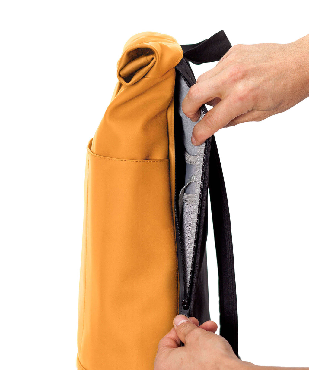 Ucon Acrobatics Lotus Hajo Medium Rolltop backpack honey mustard