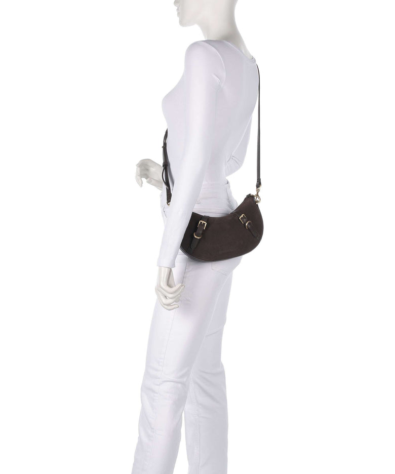 Les Visionnaires Enya Cozy Mini Shoulder bag chocolate brown