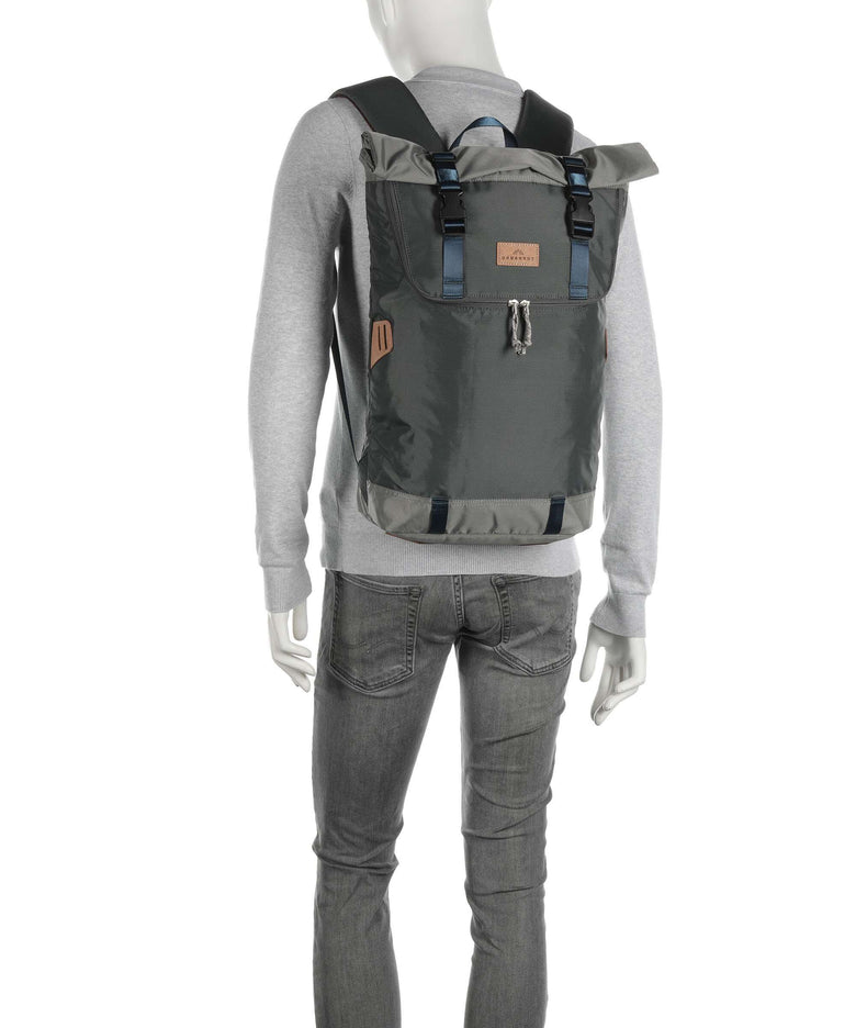 Doughnut Euro Christopher Rolltop backpack grey