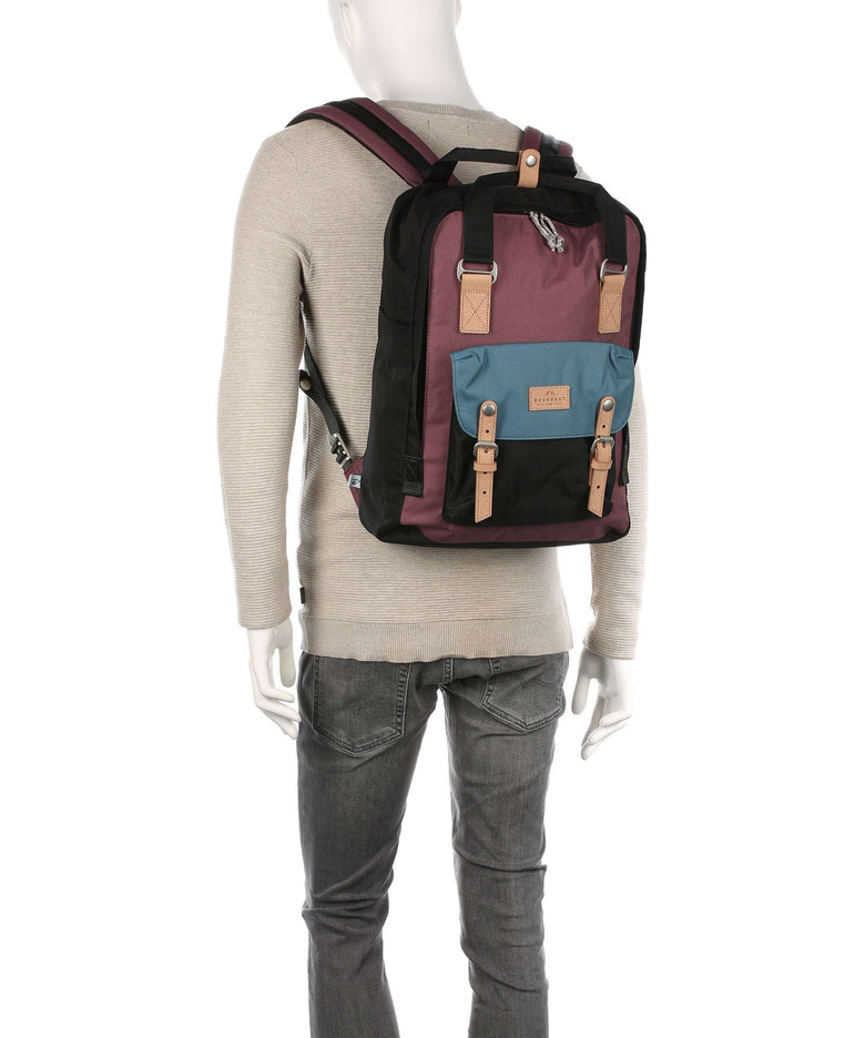 Doughnut Reborn Macaroon Large Backpack black