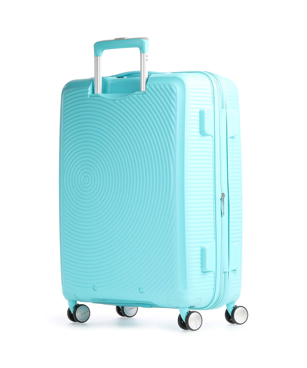 American Tourister Soundbox Spinner (4 wheels) poolside blue