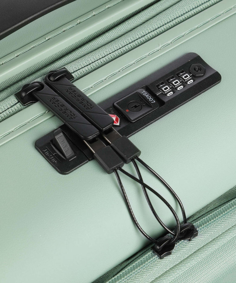 American Tourister Novastream Spinner (4 wheels) nomad green