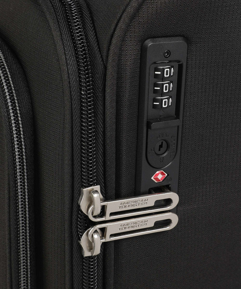 American Tourister Cloudrider S Spinner (4 wheels) jet black