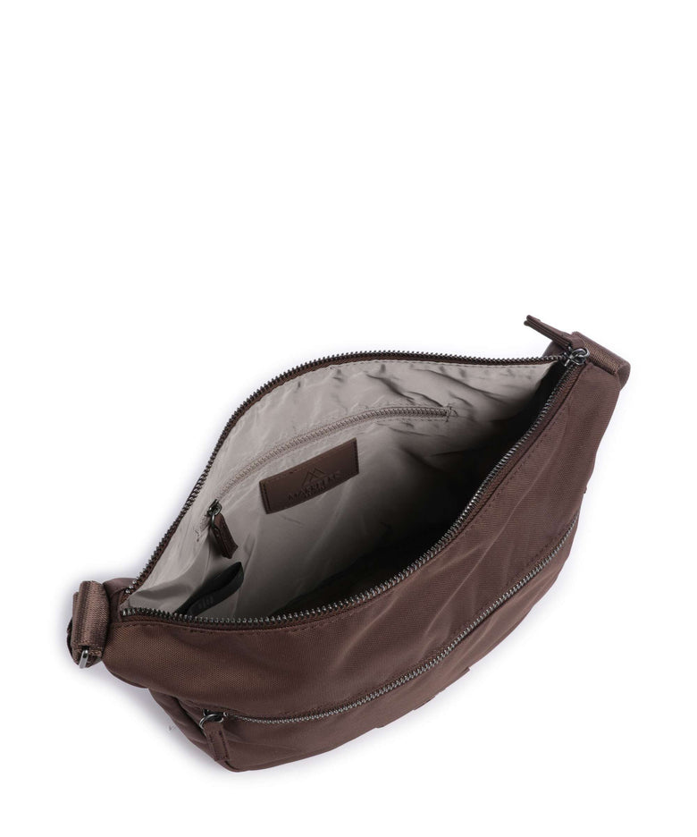Markberg Mono Crossbody bag dark brown