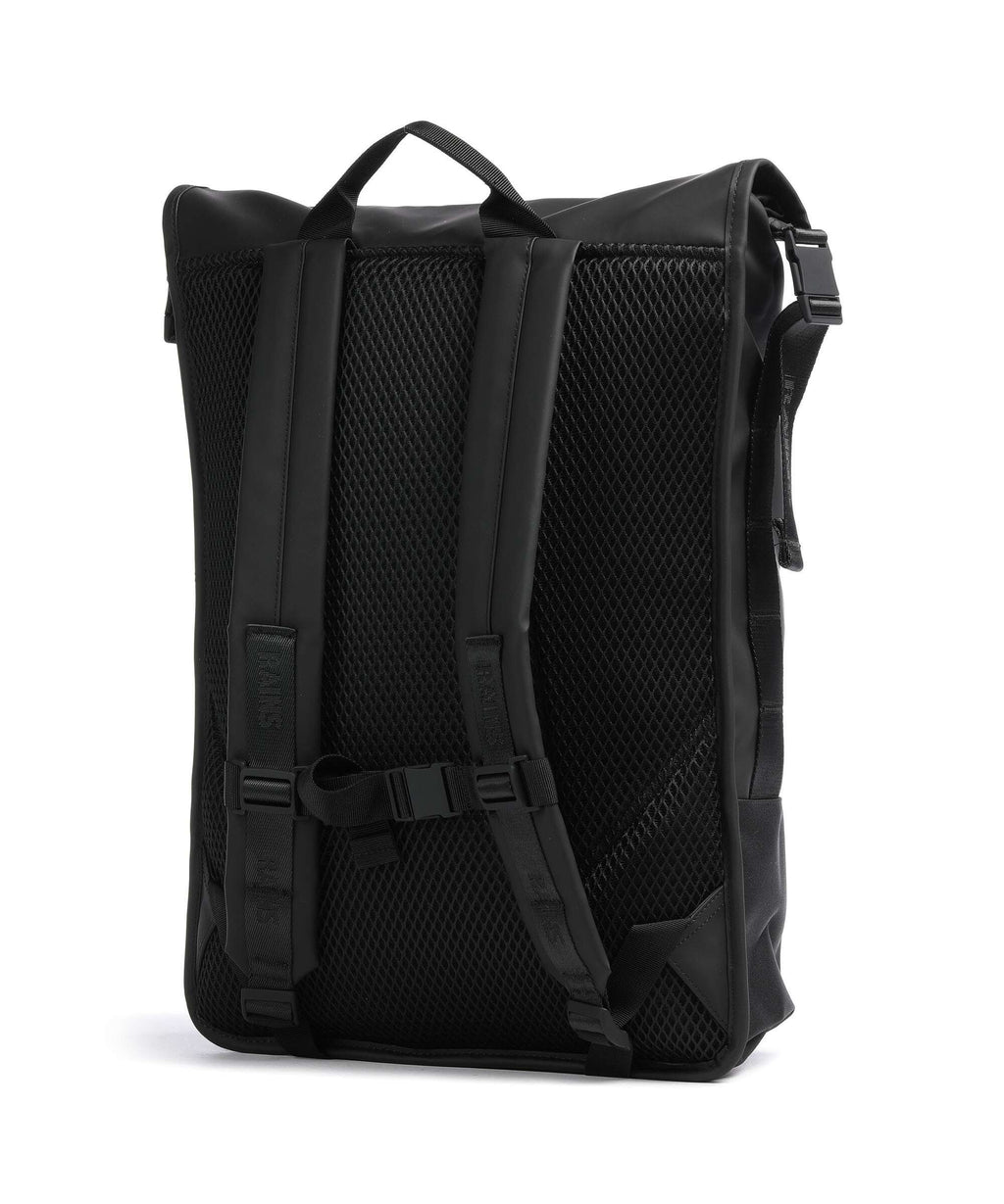 Rains Trail Rolltop backpack black