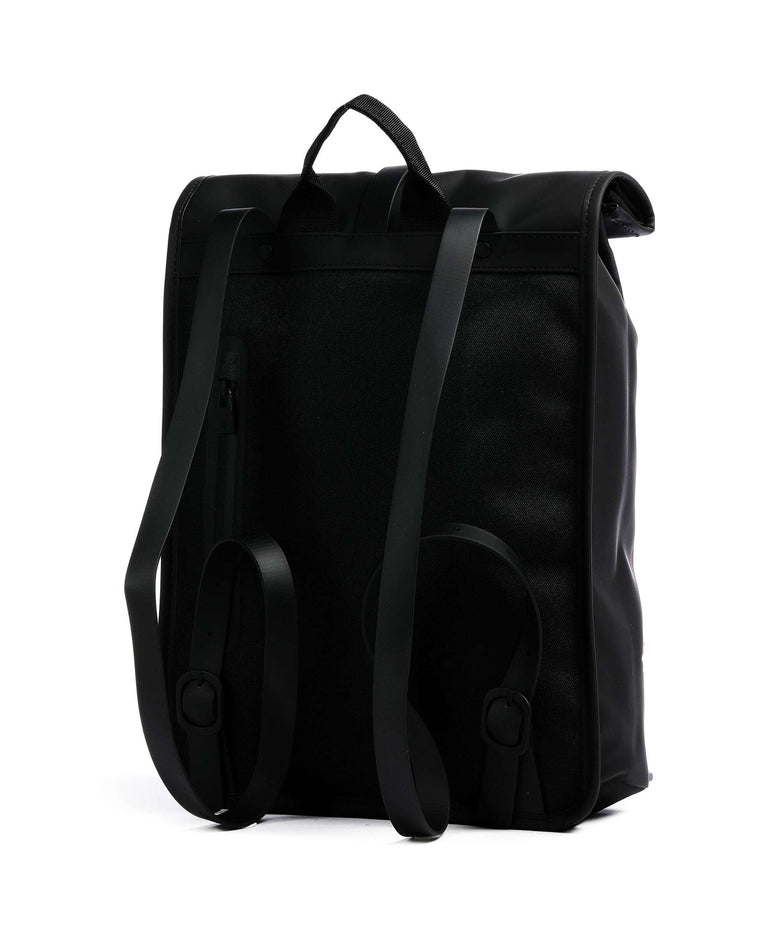 Rains Mini Rolltop backpack black