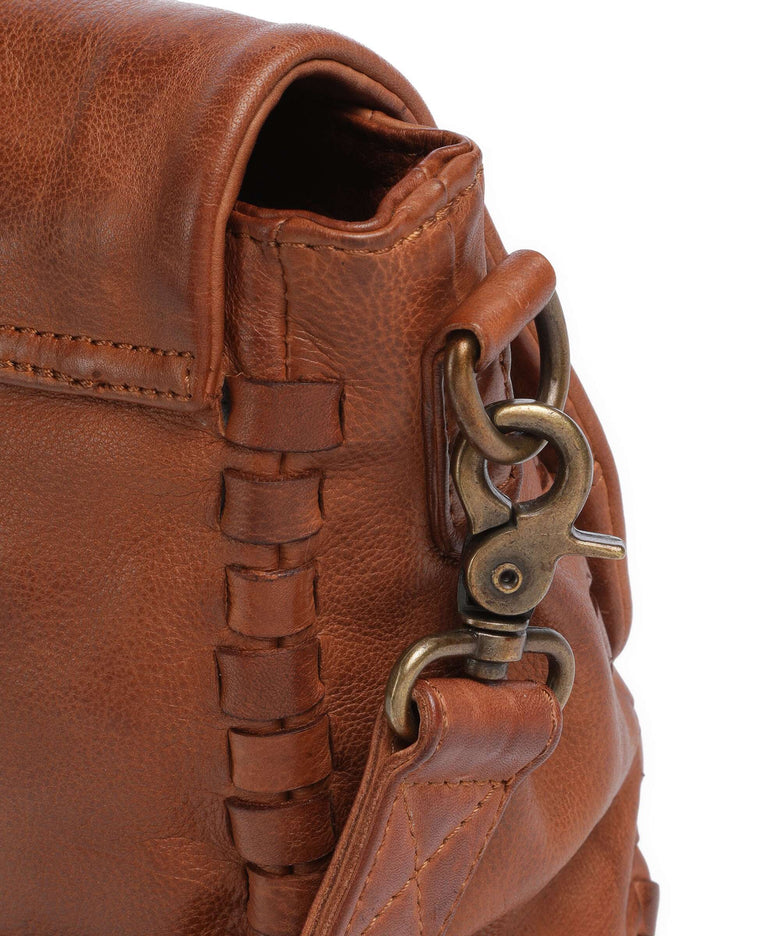 Depeche Tailors Stitch Messenger bag cognac