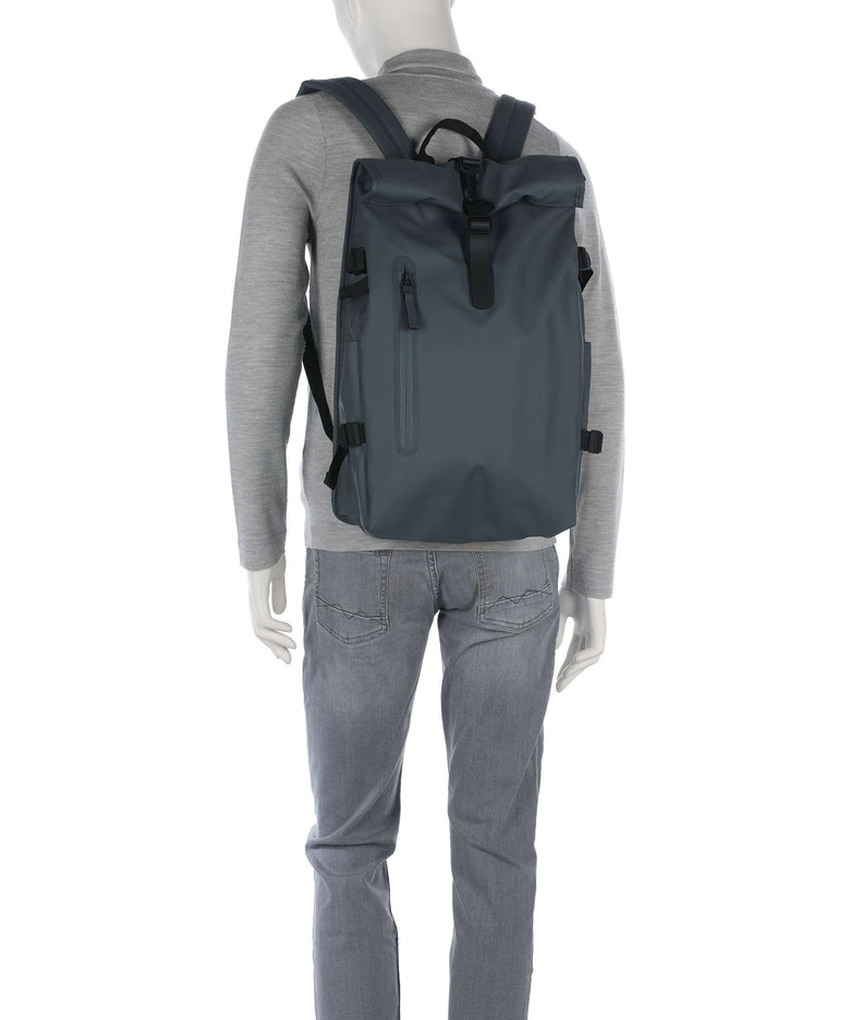 Rains Large Rolltop backpack lagoon