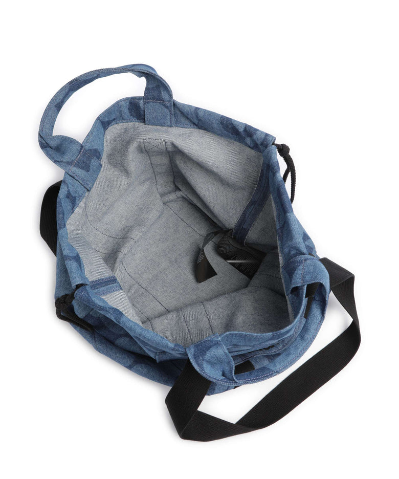 Marimekko Unikko Mono City Tote bag mid indigo