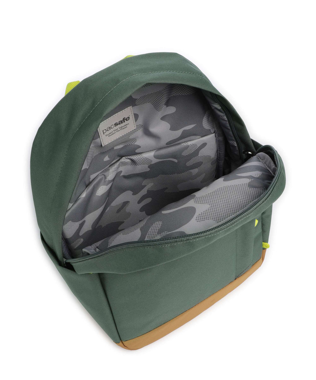Pacsafe Go 15 Backpack spruce green