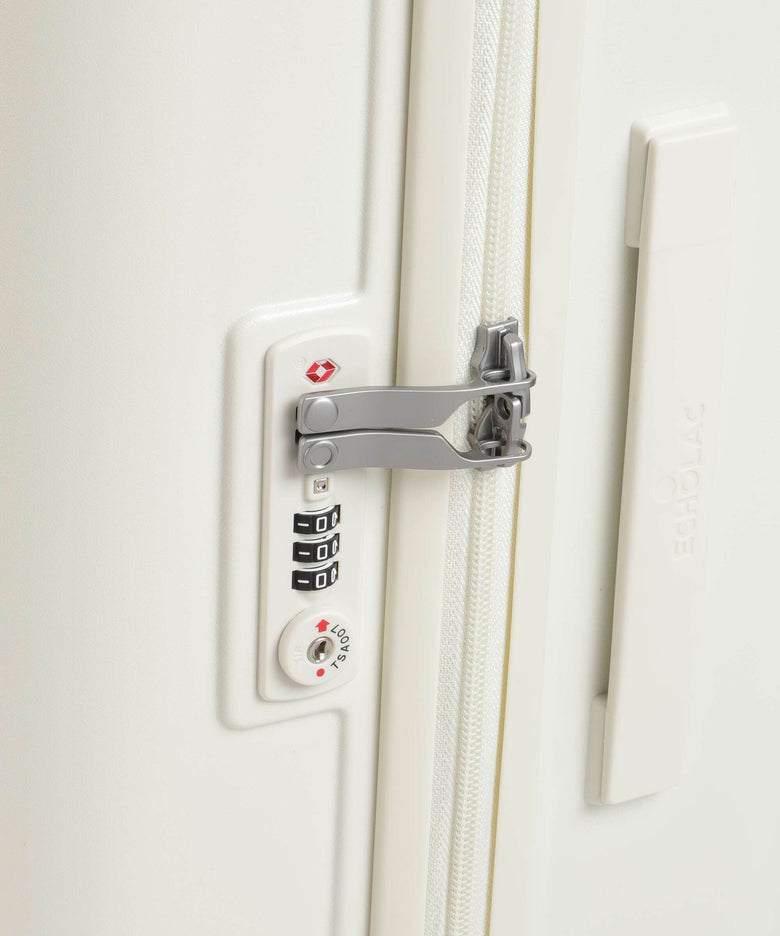 Echolac Panda M Spinner (4 wheels) ivory/white