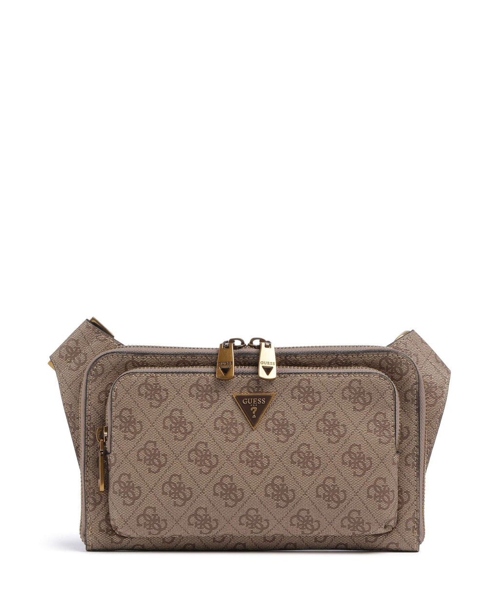 Guess Milano 4G Eco Fanny pack beige/brown