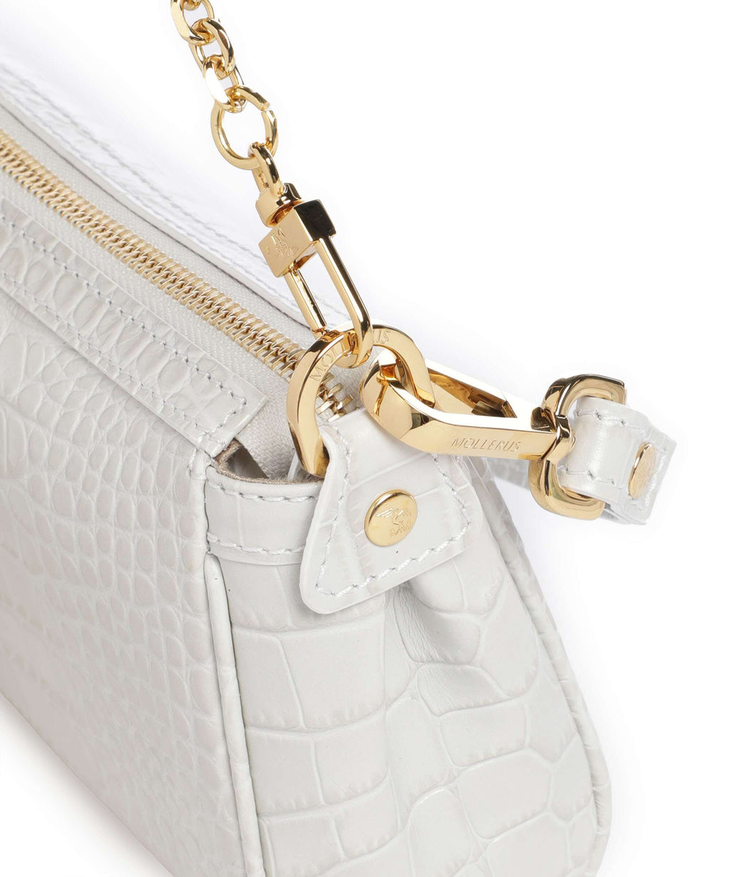 Maison Mollerus Andeer Shoulder bag snow weiss