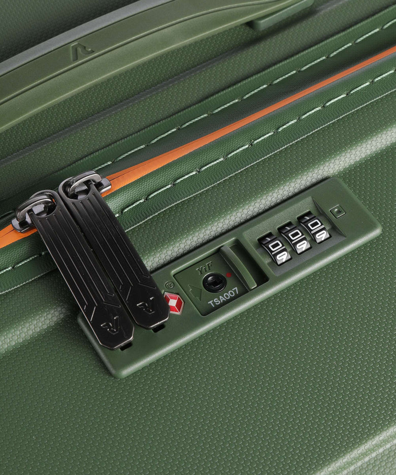 Roncato B-Flying Neon L Spinner (4 wheels) verde militare