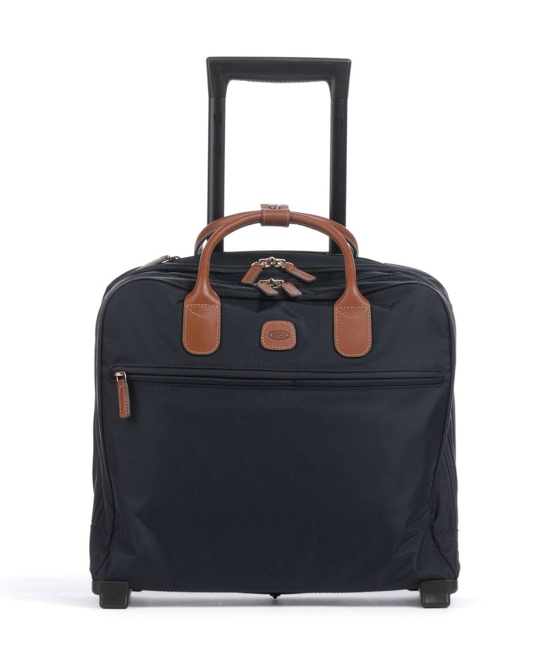 Brics X-Collection Rolling briefcase ocean blue