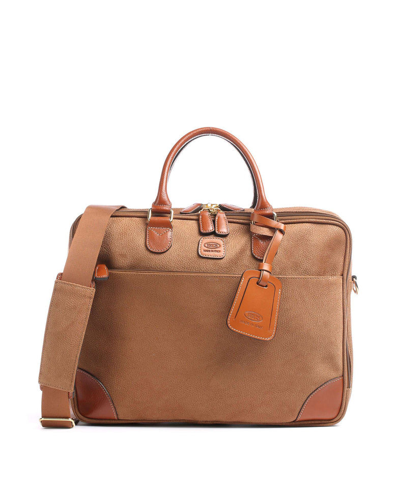 Brics Life Briefcase camel