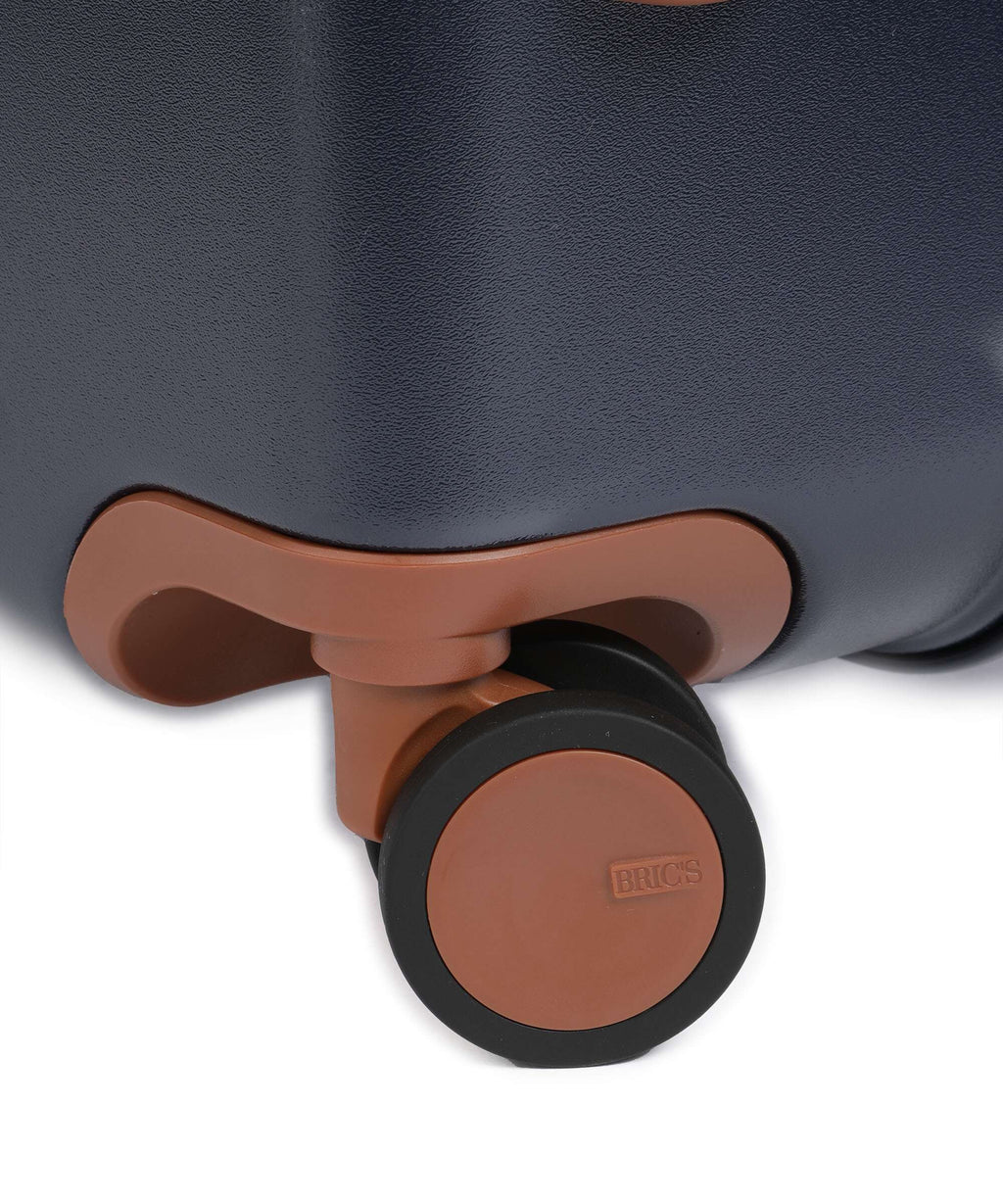 Brics Bellagio Spinner (4 wheels) blue/tan