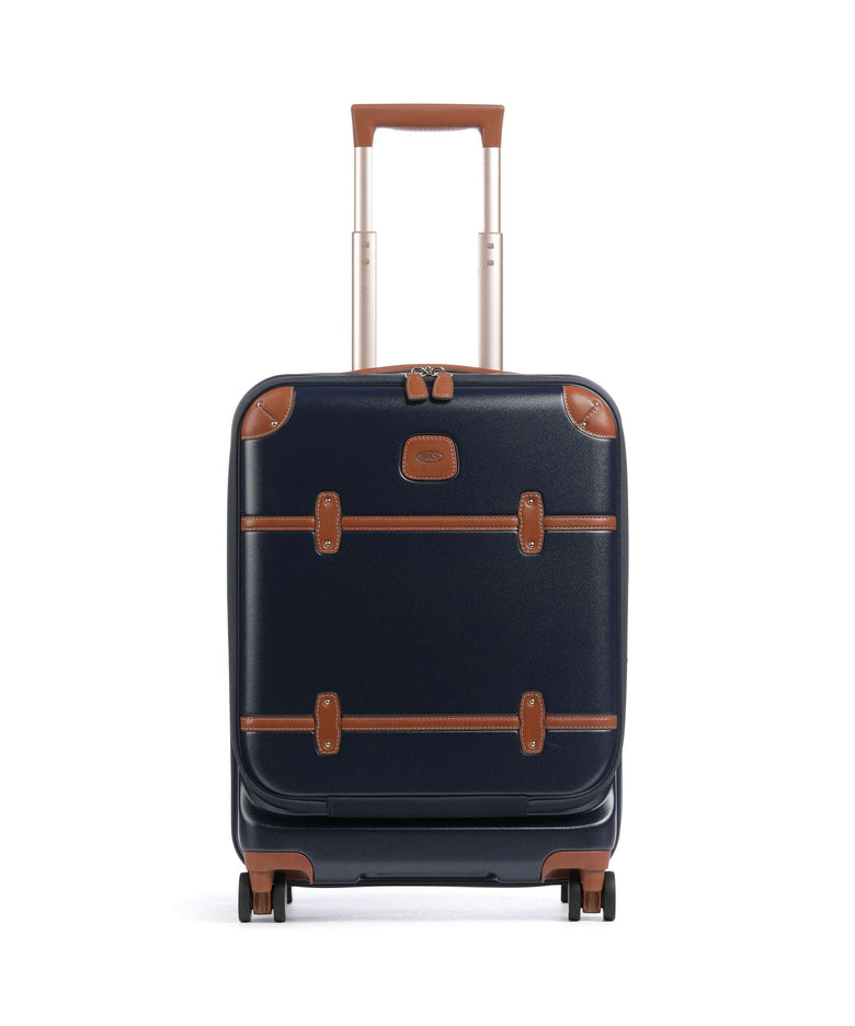Brics Bellagio Spinner (4 wheels) blue/tan