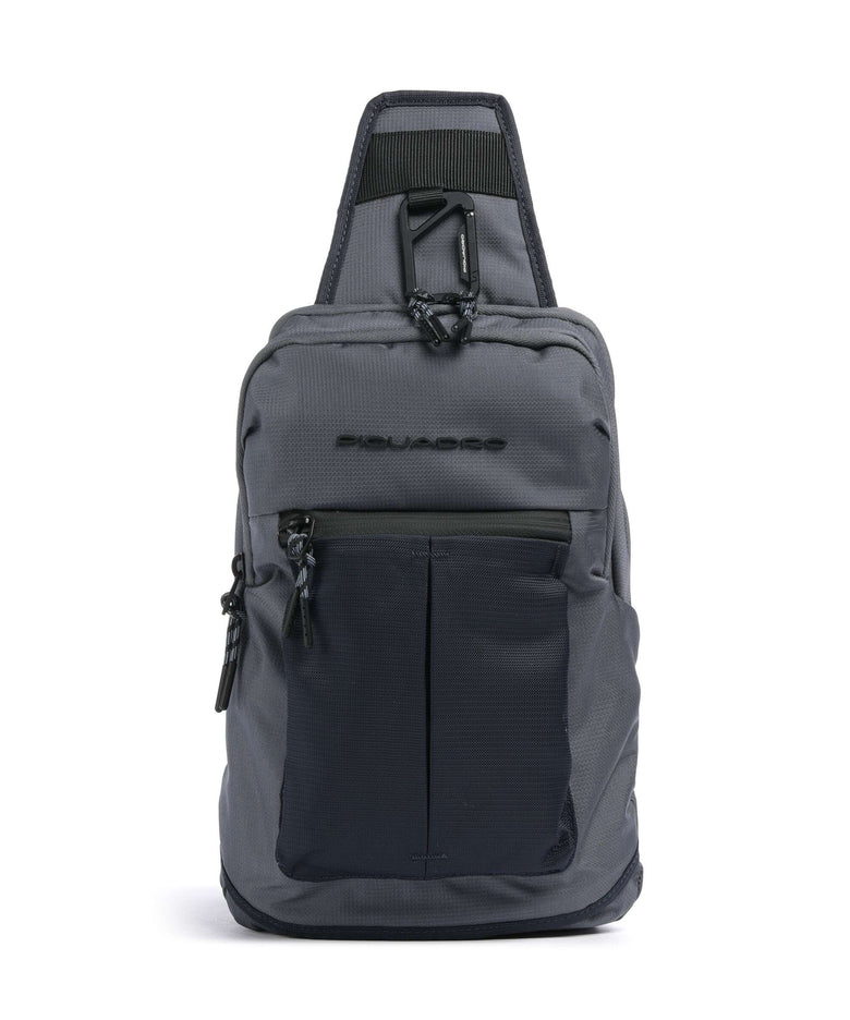 Piquadro Arne Sling bag blu nebbia