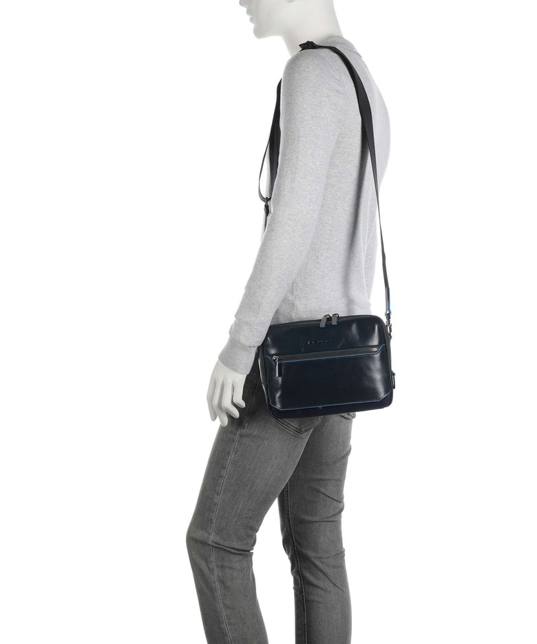 Piquadro Blue Square Crossbody bag blu notte
