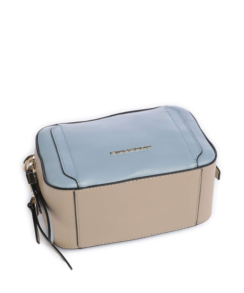 Piquadro W92 Crossbody bag light blue/beige