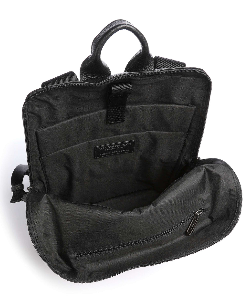 Mandarina Duck Mellow Leather Backpack nero