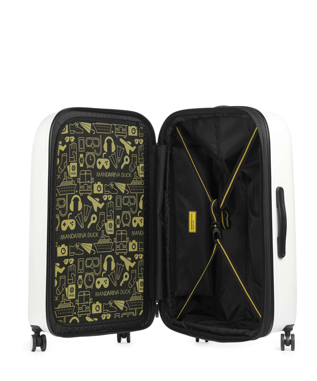 Mandarina Duck Logoduck+ Spinner (4 wheels) blanc