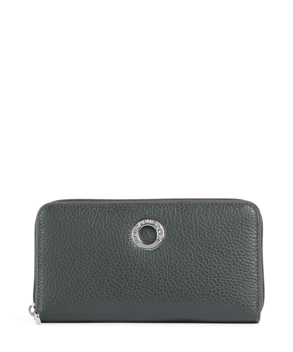 Mandarina Duck Mellow Leather Wallet pine green