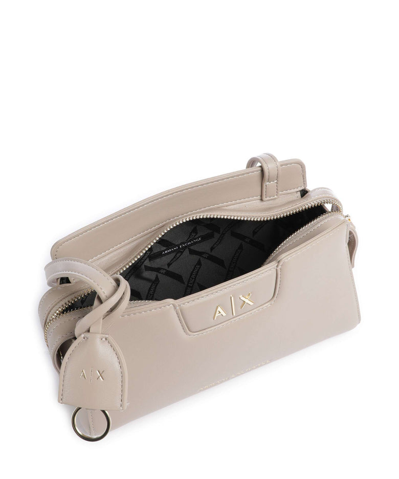 Armani Exchange Amelie M Crossbody bag sand
