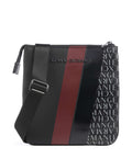 Armani Exchange Dylan Crossbody bag black/pomegranate/black shiny