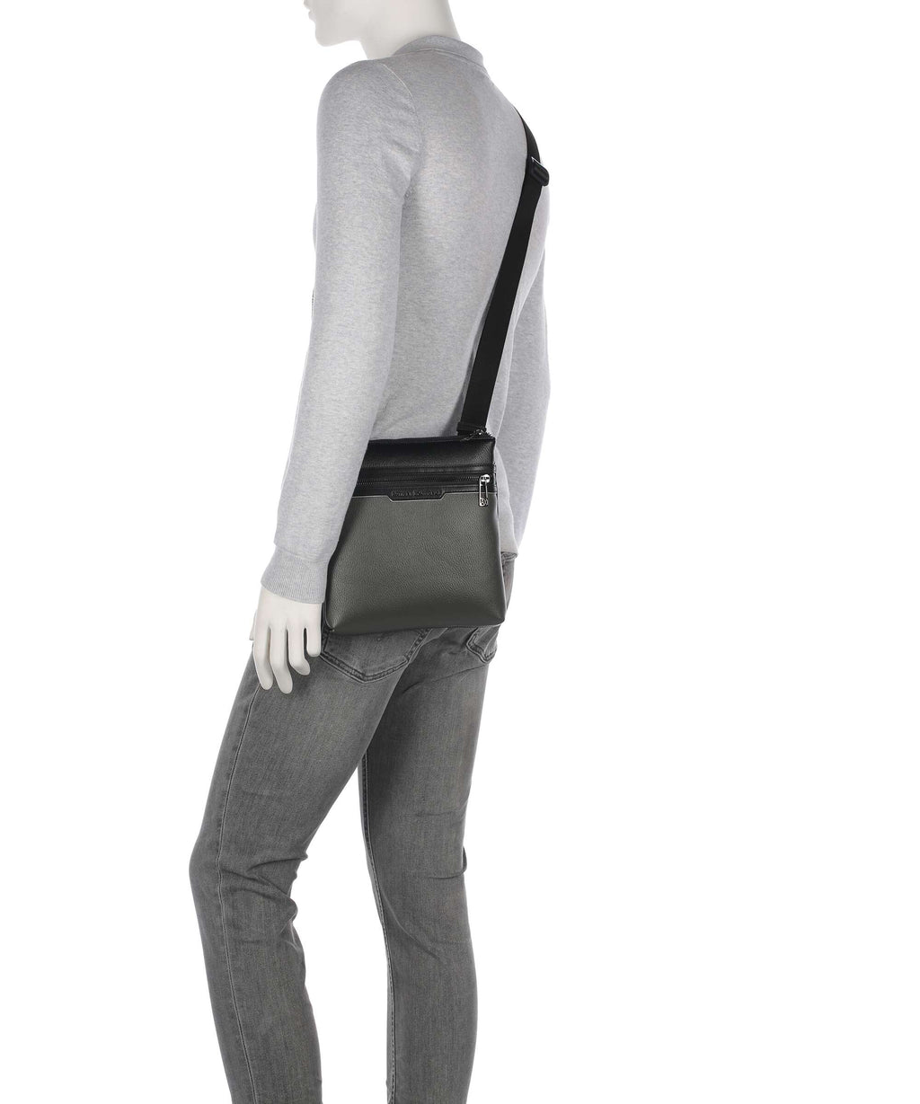 Armani Exchange Cedric Crossbody bag sage/black