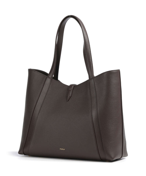 Furla Goccia L Tote bag cioccolato