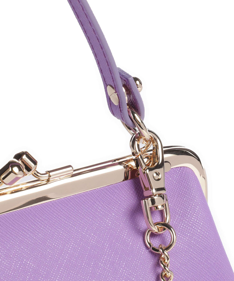 Vivienne Westwood Granny Frame Saffiano Crossbody bag lilac