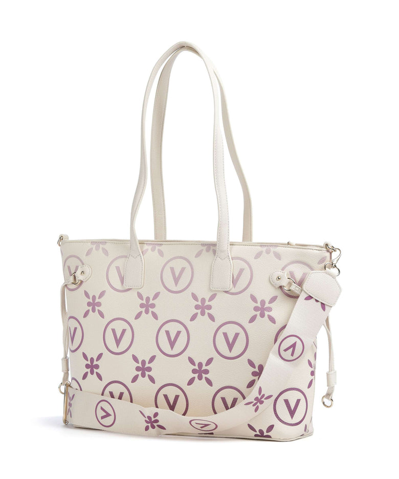 Valentino Bags Samba Re Print Tote bag ecru/rosa