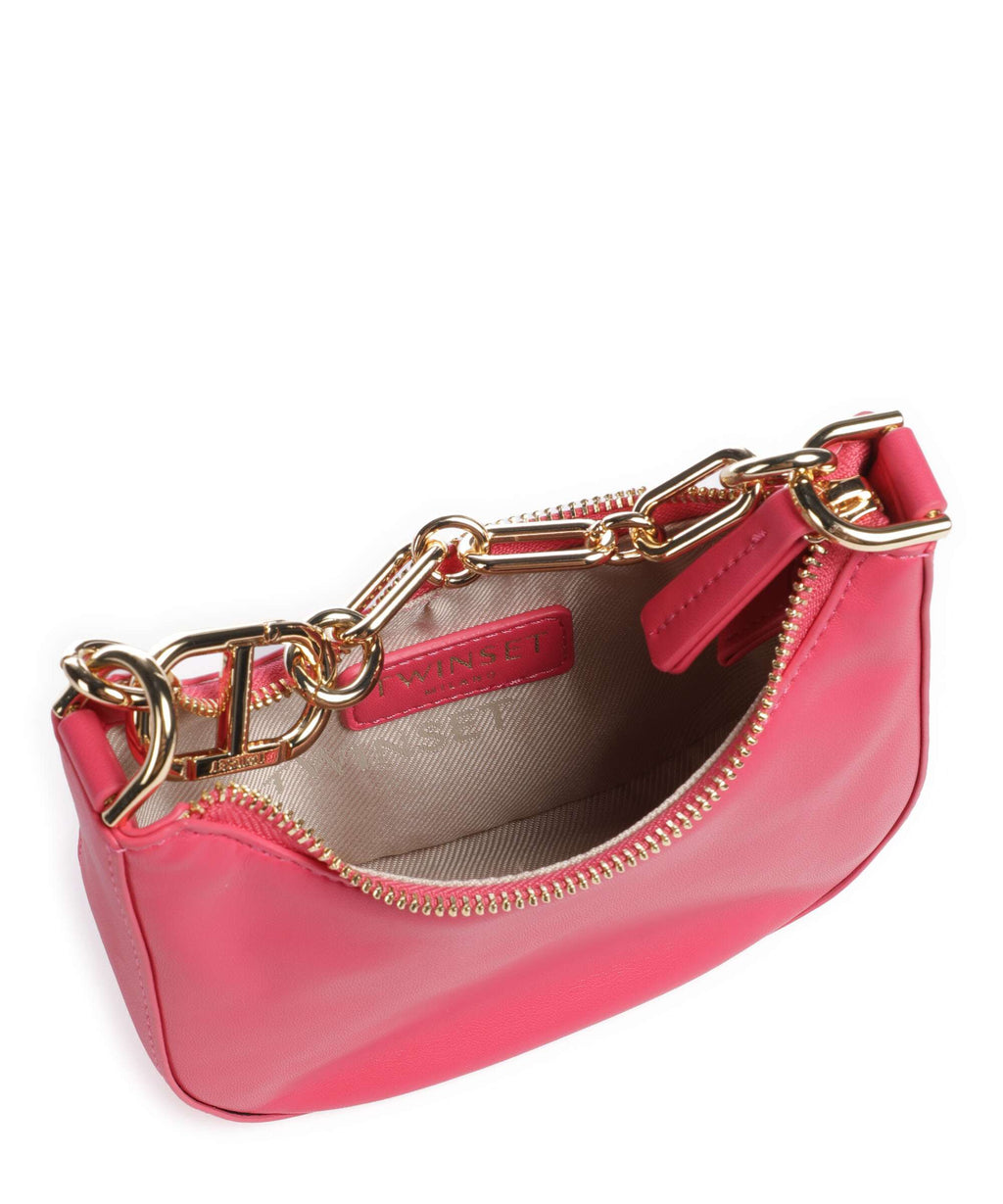 Twinset Croissant Handbag bright rose