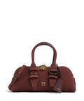 Pinko Bowling Horizontal Handbag rosso vino/antique gold